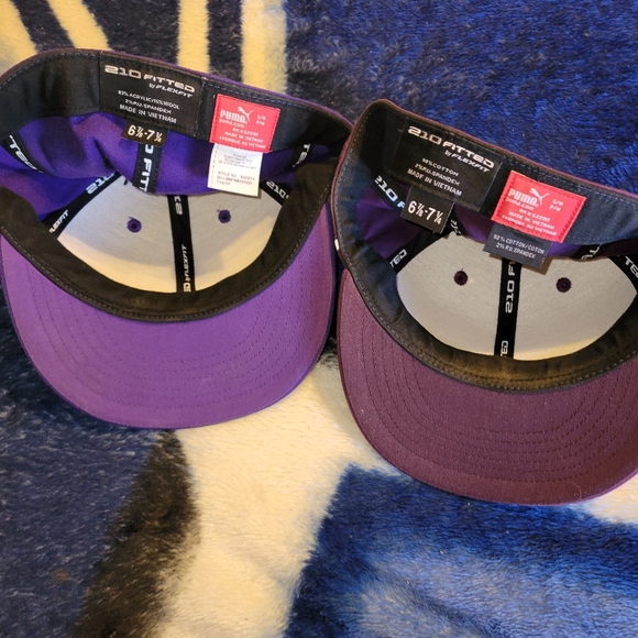 RICKIE FOWLER PURPLE MONOLINE HATS SIZE S/M - Picture 3 of 3